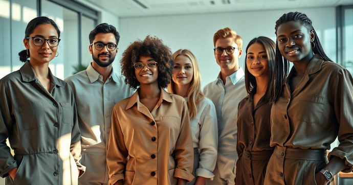 Uniformes modernos: Estilo e Conforto