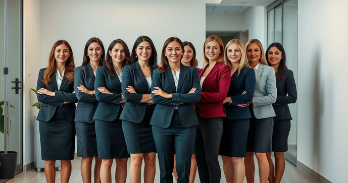 Uniformes para escritório feminino que aliam estilo e profissionalismo