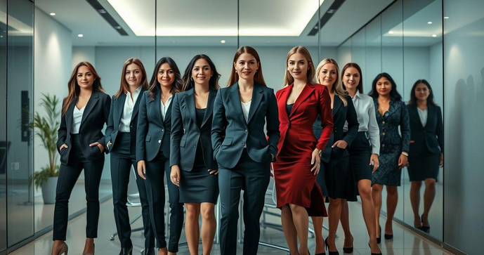 Uniforme feminino social moderno para ambientes de trabalho: estilo e profissionalismo