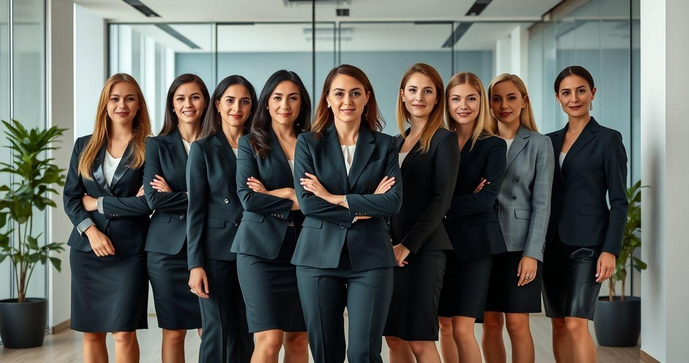 Uniformes Executivos Femininos Modernos que Transformam a Imagem Profissional