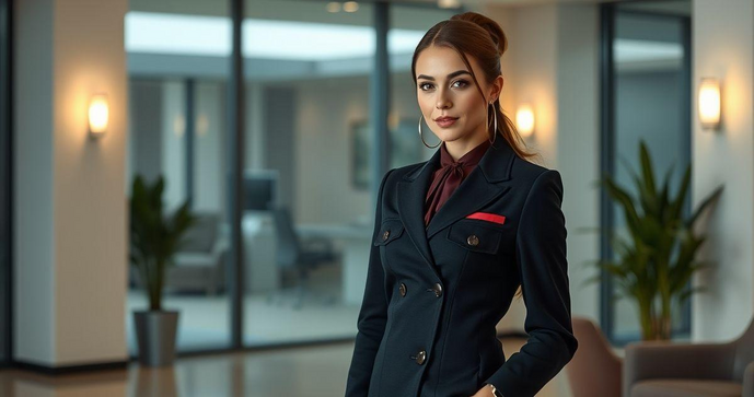 Descubra o uniforme elegante feminino ideal para qualquer ocasião