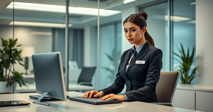 Uniforme para secretária ideal para transmitir profissionalismo e estilo no ambiente de trabalho