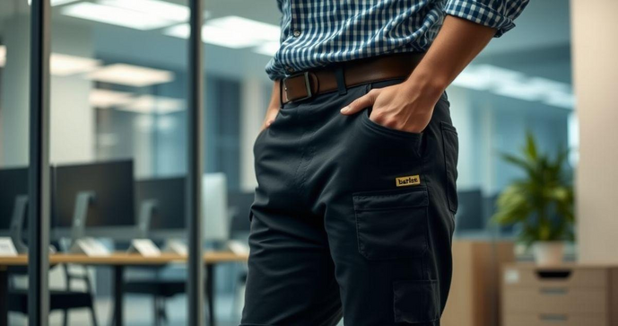 Calça Brim Masculina Uniforme é a Escolha Ideal para Conforto e Estilo no Trabalho