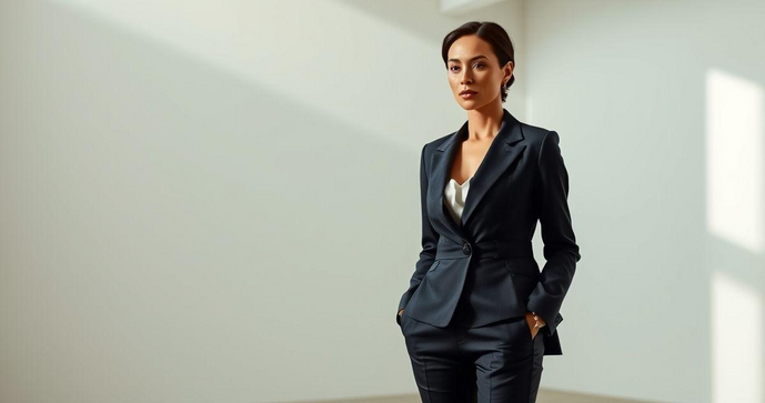 Uniforme executivo feminino que valoriza a imagem profissional e o conforto