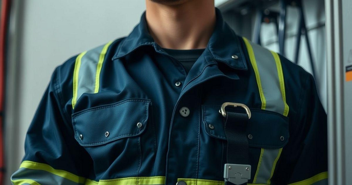 Uniforme NR10 Azul Marinho: Segurança e Estilo para Profissionais da Eletricidade