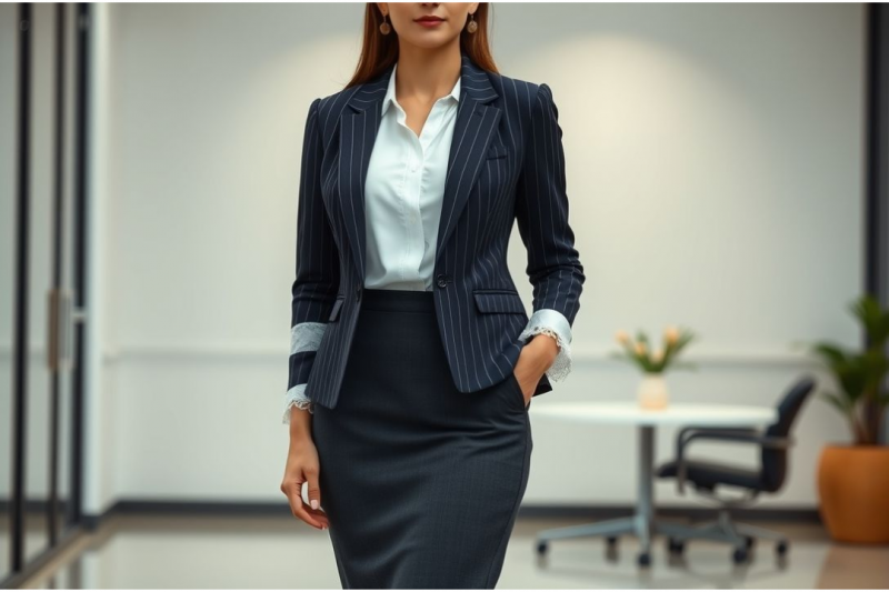 Uniforme Elegante Feminino para Profissionais