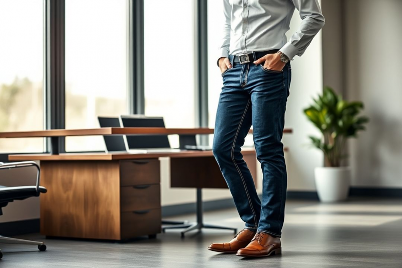 Calça Brim Masculina Profissional: Conforto e Estilo para o Trabalho