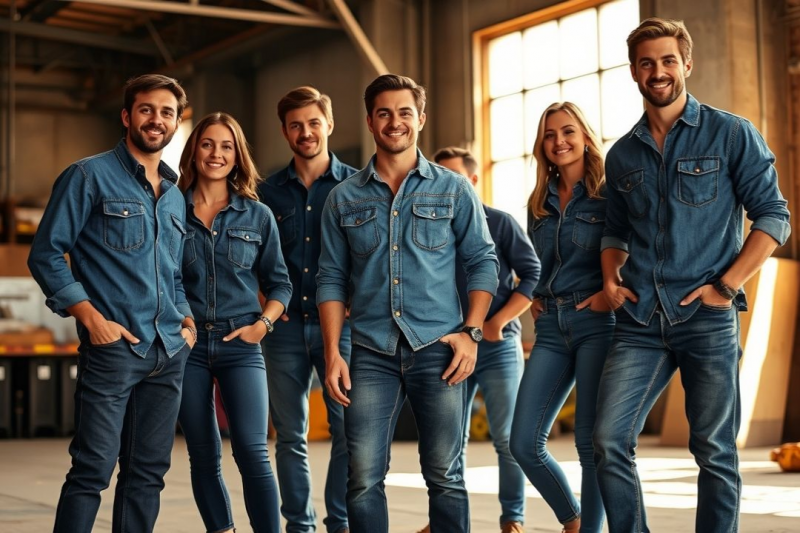Descubra os Benefícios dos Uniformes em Brim para Sua Equipe